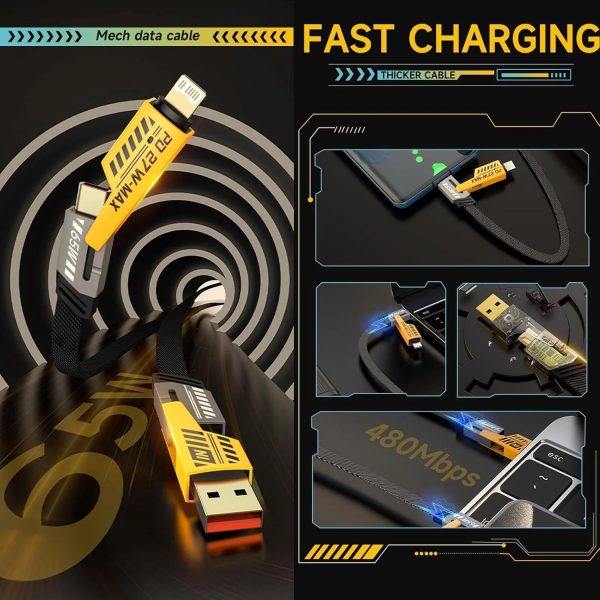 4-in-1 Multi USB Charging Cable –
