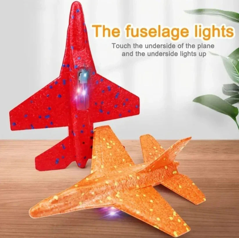 Foam Aircraft Catapult Gun Toy Set for Boys and Girls