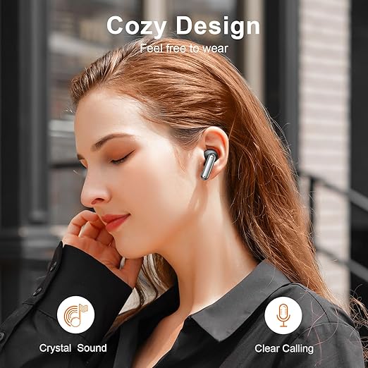 ZIUTY Wireless Earbuds, 2025 Bluetooth Headphones,