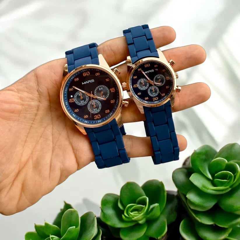 Premium Quality His & Her Couple Watch