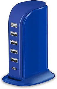 USB Charging Station Upoy, 6 Ports Charging Blocks,