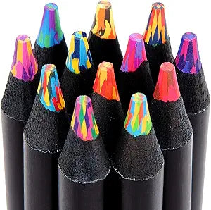 12 Rainbow Colored Pencils, Gifts for Teens Girl Trendy Stuff.