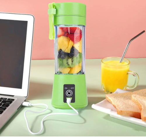 USB Rechargeable Mini Juicer Blender with 6 Blades