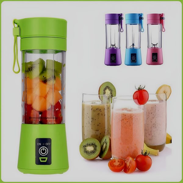 USB Rechargeable Mini Juicer Blender with 6 Blades